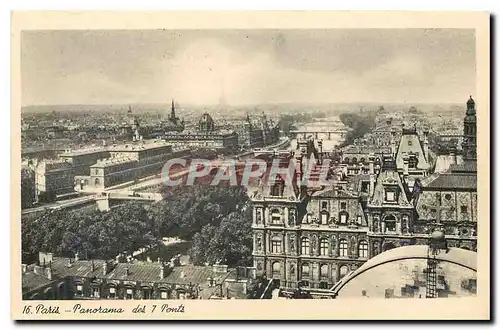 Cartes postales Paris Panorama des 7 Ponts