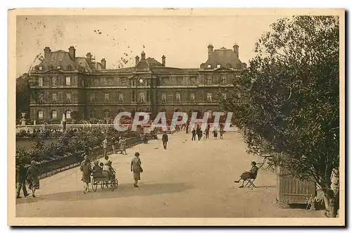 Ansichtskarte AK Paris en Flanant le Palais et le Jardin du Luxembourg