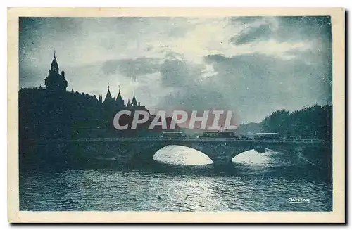 Ansichtskarte AK Les Jolis Coins de Paris un Coucher de Soleil sur la Seine