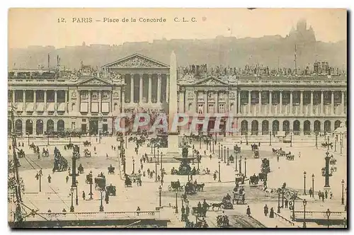 Cartes postales Paris Place de la Concorde