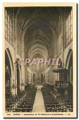 Cartes postales Paris Interieur de St Germain l'Auxerrois