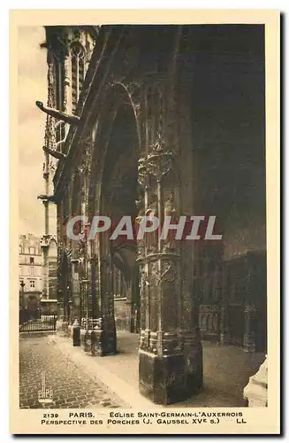 Ansichtskarte AK Paris Eglise Saint Germain l'Auxerrois Perspective des Prches K Gaussel XV S