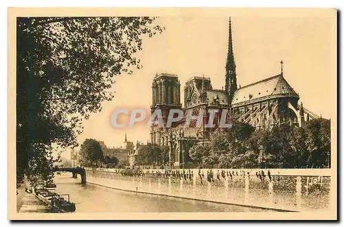 Ansichtskarte AK Paris en Flanant Notre Dame et le Square de l'Archeveche