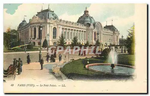 Ansichtskarte AK Paris VIII le Petit Palais