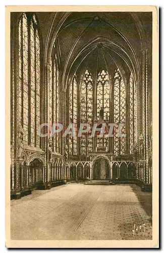 Ansichtskarte AK Paris en Flanant Interieur de la Sainte Chapelle Chapelle Haute