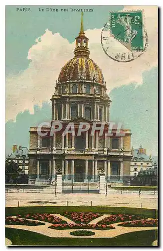 Cartes postales Paris le Dome des Invalides