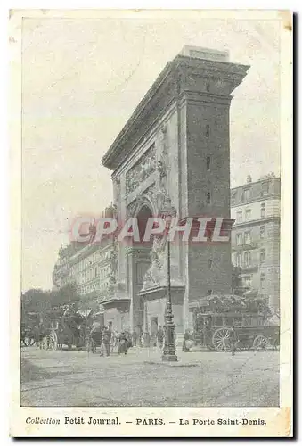 Cartes postales Collection Petit Journal Paris la Porte Saint Denis