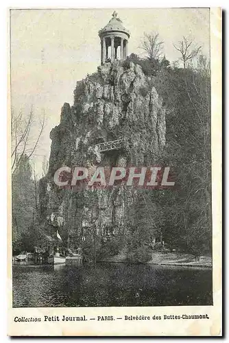 Ansichtskarte AK Collection Petit Journal Paris Belvedere des Buttes Chaumont