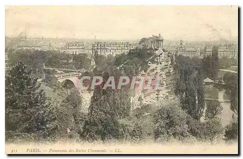 Ansichtskarte AK Paris Panorama des Buttes Chaumont