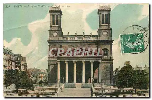 Cartes postales Paris l'Eglise St Vincent de Paul