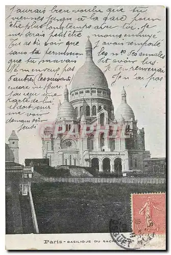 Cartes postales Paris Basilique du Sacre Coeur