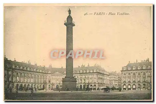 Cartes postales Paris Place Vendome