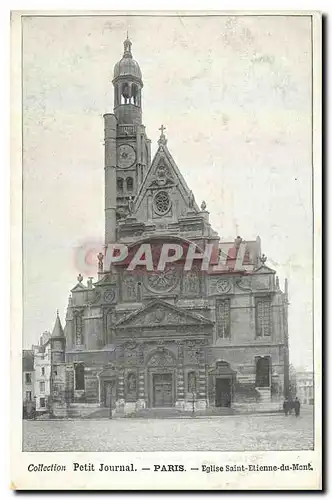 Ansichtskarte AK Collection Petit Journal Paris Eglise Saint Etienne du Mont