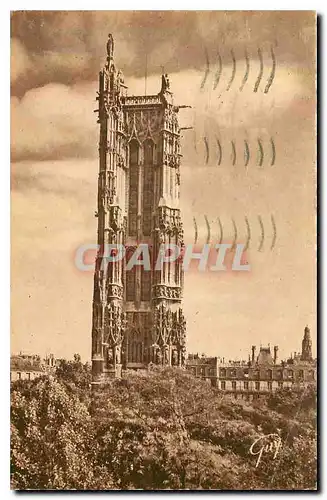 Cartes postales Paris et ses Merveilles Tour saint Jacques 1508 1522 reste de l'eglise St Jacques la Boucherie