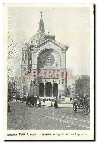 Cartes postales Collection Petit Journal Paris Eglise Saint Augustin