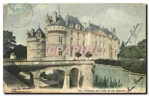 Cartes postales Chateau du Lude et ses Douves