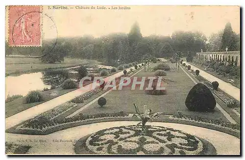 Cartes postales Sarthe Chateau du Lude les Jardins