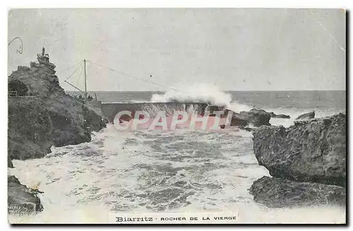 Cartes postales Biarritz Rocher de la Vierge