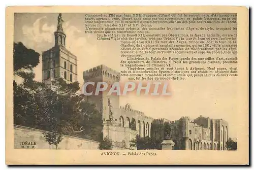 Cartes postales Avignon Palais des Papes