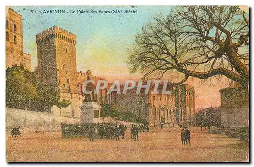 Cartes postales Avignon le Palais des Papes XIV siecle