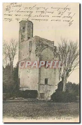 Cartes postales Montfavet Pres d'Avignon la Tour d'Espagne