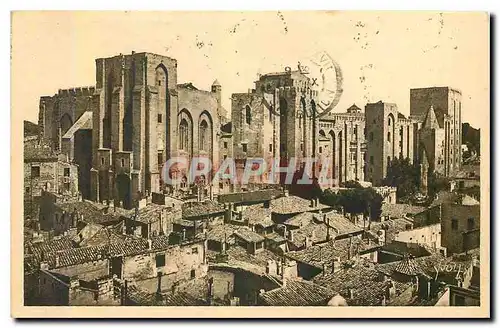 Cartes postales La Douce France Avignon Vaucluse Le Palais des Papes