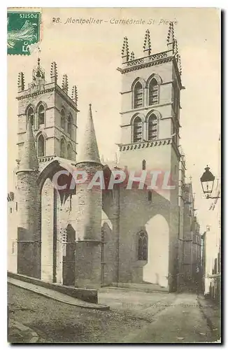 Cartes postales Montpellier Cathedrale St Pierre