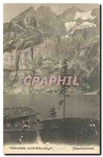 Cartes postales Choolats Lindt & Sprungll Oeschinensee