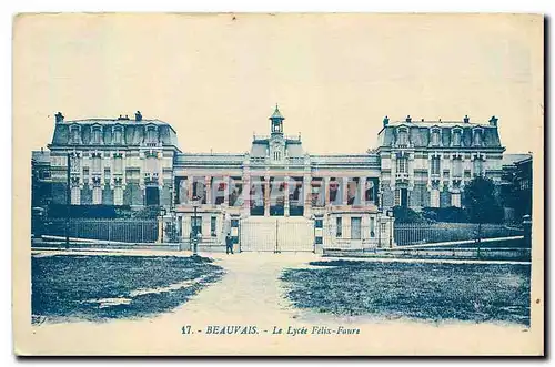 Cartes postales Beauvais Le Lycee Felix Faure