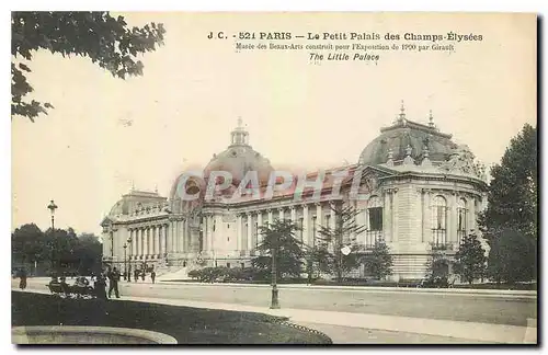 Cartes postales Paris Le Petit Palais des Champs Elysees