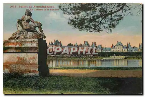 Ansichtskarte AK Palais de Fontainebleau Le Chateau et le Parterre