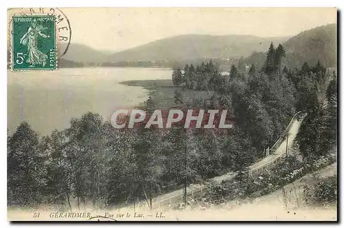Cartes postales Gerardmer Vue sur le Lac