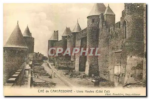 Cartes postales Cite de Carcassonne Lices Hautes Cote Est