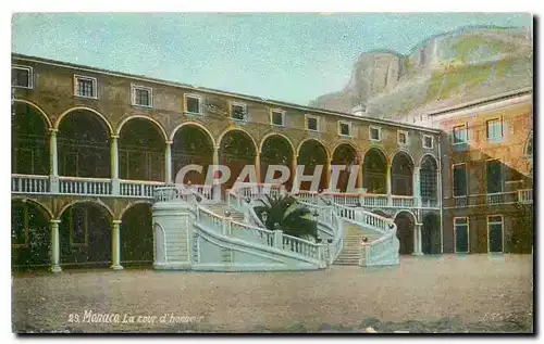 Cartes postales Monaco La cour d'honneur