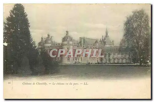 Ansichtskarte AK Chateau de Chantilly le chateau vu du parc