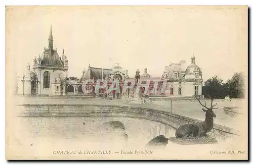 Ansichtskarte AK Chateau de Chantilly facade principale