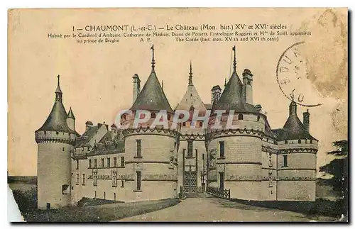 Ansichtskarte AK Chaumont L et C le chateau mon hist XV et XVI siecles