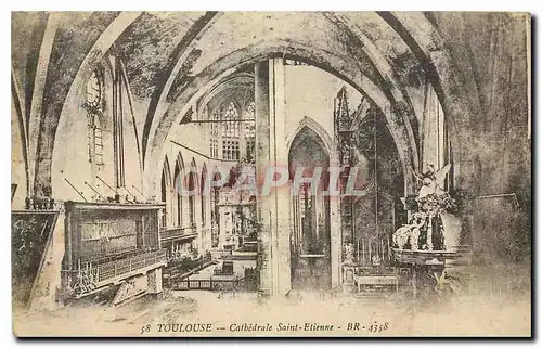 Cartes postales Toulouse Cathedrale Saint Etienne