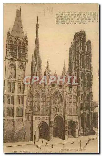 Cartes postales Rouen la Cathedrale