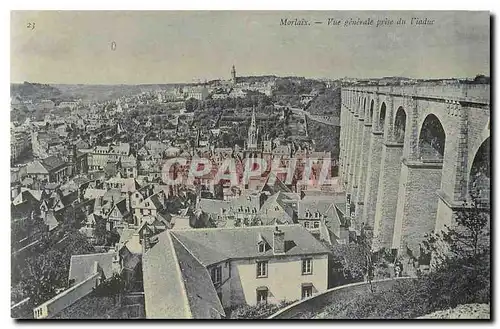 Cartes postales Morlaix Vue generale prise du Viaduc