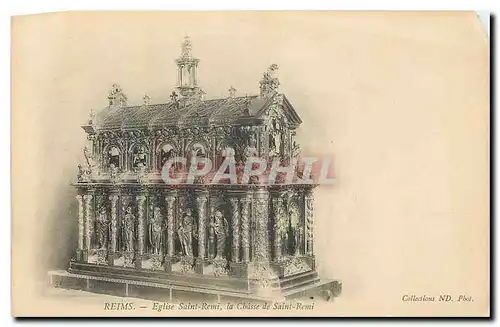 Cartes postales Reims Eglise Saint Remi la Chasse de Saint remi