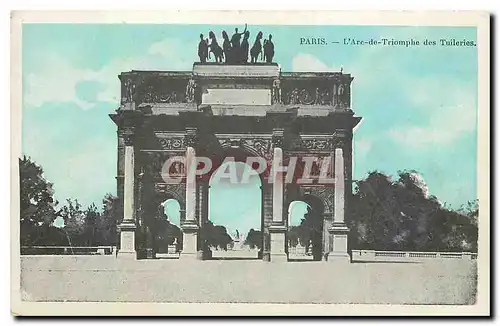 Ansichtskarte AK Paris L'Arc de Triomphe des Tuileries