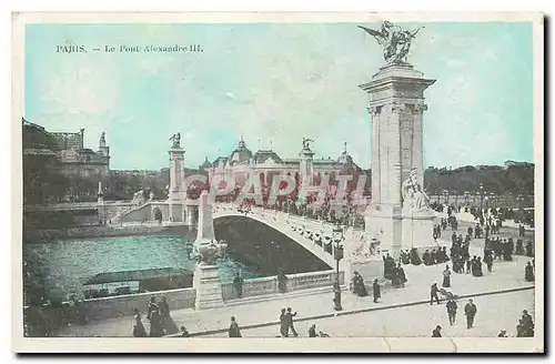 Cartes postales Paris Le Pont Alexandre III