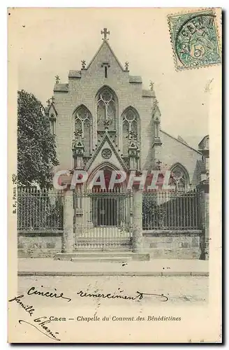 Ansichtskarte AK Caen Chapelle du Couvent des Benedictines