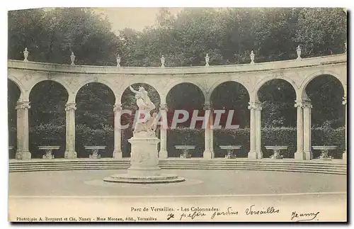 Ansichtskarte AK Parc de Versailles Les Colonnades