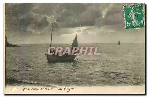 Ansichtskarte AK Effet de Nuages sur la Mer