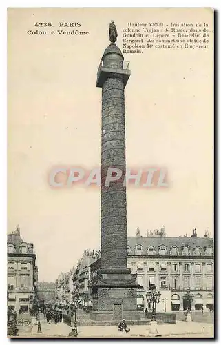 Cartes postales Paris Colonne Vendome