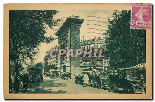 Cartes postales Paris Le Boulevard et la Porte St Denis