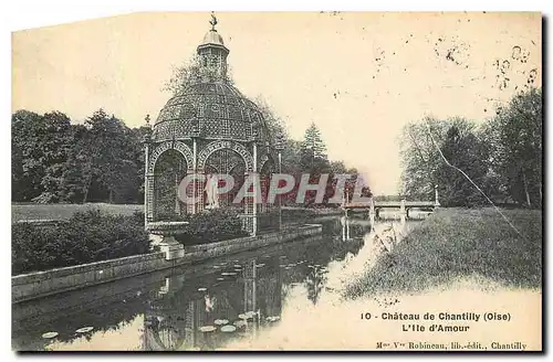 Cartes postales Chateau de Chantilly Oise L'Ile d'Amour