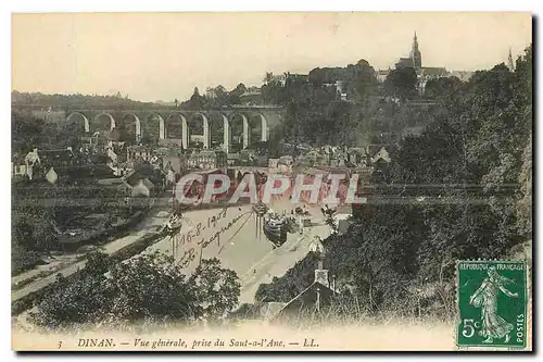 Cartes postales Dinan Vue generale prise du Saut a l'Ane